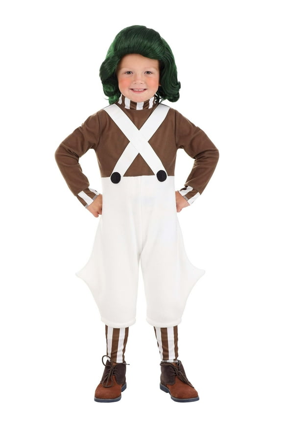Toddler Willy Wonka Oompa Loompa Costume