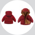 thumbnail image 1 of Toddler Winter Coat,Baby Boys Puffer Coat Baby Hoodie with Bear Ear Long Sleeve Light Winter Coats for Baby Boys Winter Warm Outerwear Baby Girl Clothes Winter, 1 of 4