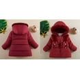 thumbnail image 1 of Toddler Winter Coat,Baby Boys Puffer Coat Baby Mid-length Hoodie with Zipper Windproof Jacket Outwear For Baby Toddler Puffer Jacket Toddler Newborn Baby Clothes, 1 of 4