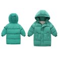 thumbnail image 1 of Toddler Winter Coat,Baby Boys Puffer Coat Mid-length Hooded Jacket Thicken Windproof Zipper Warm Outwear For Baby Girls Toddler Fall Jacket Little Boys Girls Clothes, 1 of 9