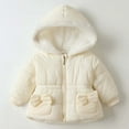 thumbnail image 1 of Toddler Winter Coat,Baby Girls Puffer Coat Cute Jackets Windproof Down Jacket For Baby Girls Thick Fleece Parka Baby Girl Clothes Winter 2-3 Years, 1 of 5