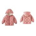 thumbnail image 1 of Toddler Winter Coat,Baby Girls Puffer Coat Hooded Jacket Zipper Up Down Coats for Toddler Baby Thick Fleece Parka Little Boys Girls Clothes, 1 of 4