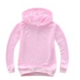 thumbnail image 1 of Toddler Winter Coat Baby Kids Solid Thick Hooded Pullover Sweatshirt Coats Boys' Outerwear Jackets Pink 6 Years-7 Years, 1 of 3