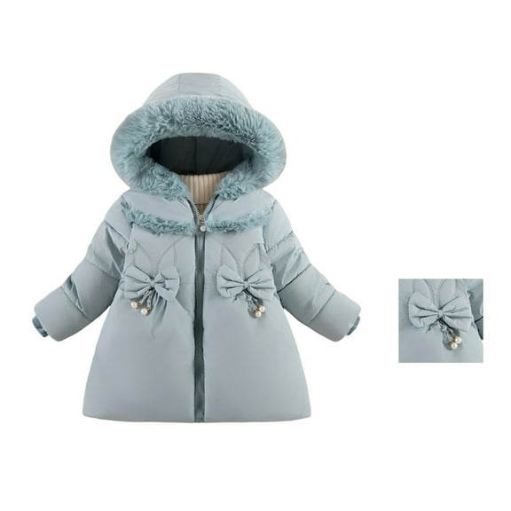 Toddler Winter Coat,Boys Puffer Jacket Mid-Length Heavyweight with Hooded Warm Windproof Boys' Outerwear Jackets Coats Boys Jackets Size 12-18 Months