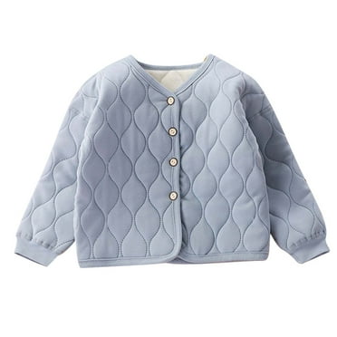 Toddler Winter Coat Cartoon Printed Solid Color Lightweight Coat Zipper Windproof Jacket Outwear for Baby Spring Jacket 12-18 Months