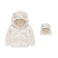 thumbnail image 1 of Toddler Winter Coat Jacket Bear Ear Hooded Jacket for Baby Girls Kids Winter Jacket Winter Baby Girl Clothes 2-3 Years, 1 of 9