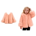 thumbnail image 1 of Toddler Winter Coat Kids Pink Fluffy Coats Jacket Girls Warm Winter Coat Winter Coat for Girls 3-4 Years, 1 of 5
