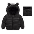 thumbnail image 1 of Toddler Winter Coat Light Weight Water-Resistant Bear with Hood Puffer Jacket Kids Toddler Boy Winter Clothes 12-18 Months, 1 of 6