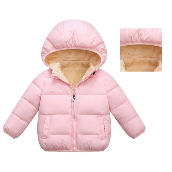 Toddler Winter Coat Light Weight Water-Resistant Hooded Puffer Jacket Winter Jackets 12-18 Months
