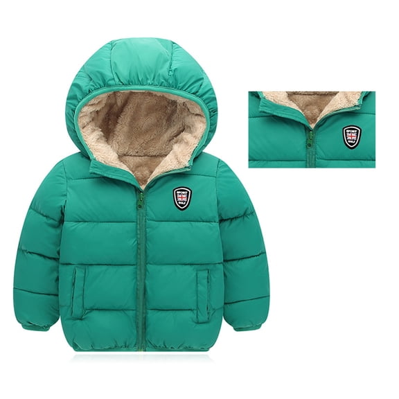 Toddler Winter Coat Lightweight Water-Resistant with Hood Kids Down Jacket Little Girl Clothes 12-18 Months