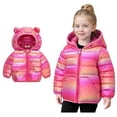 thumbnail image 1 of Toddler Winter Coat,Toddler Puffer Coat Bear Ear Cute Jackets Thicken Windproof Zipper Warm Outwear for Toddler Baby Boys Child Puffer Jacket Baby Clothes, 1 of 5