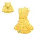 thumbnail image 1 of Toddler Winter Coat,Toddler Puffer Coat Cute Dinosaur Hooded Jacket Zipper Windproof Jacket Outwear 2-3 Years, 1 of 4