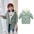 thumbnail image 1 of Toddler Winter Coat,Toddler Puffer Coat Mid-length Hooded Jackets With Pockets Thicken Windproof Zipper Warm Outwear For Baby Boys Warm Outerwear Baby Winter Clothes, 1 of 9