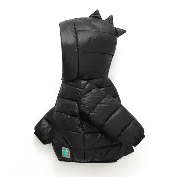 Toddler Winter Coat with Hoods Zipper Windproof Puffer Padded Jacket Toddler Warm Outerwear 12-18 Months