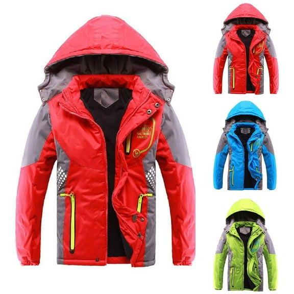 Toddler Winter Coats for Boys Baby Boy Girl Clothes Zip-Up Hoodies with Sherpa Lining Spring Fall Outerwear Coat Kids Boy Girl Winter Hooded Puffer Jackets