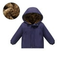 thumbnail image 1 of Toddler Winter Coats for Boys Hooded Puffer Jacket Boys Jacket Full-Zip Long Sleeve Waterproof Girls Lightweight Jacket Little Girl Jackets 3-4 Years, 1 of 9