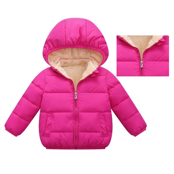 Toddler Winter Coats Light Weight Water-Resistant with Hood Puffer Jacket Kids Boys Coat Size 18-24 Months