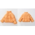 thumbnail image 1 of Toddler Winter Coats,Toddler Puffer Coat with Pocket Button Down Orange Coat Windproof Warm Toddler Jacket Boys Jackets Size 12-18 Months, 1 of 5