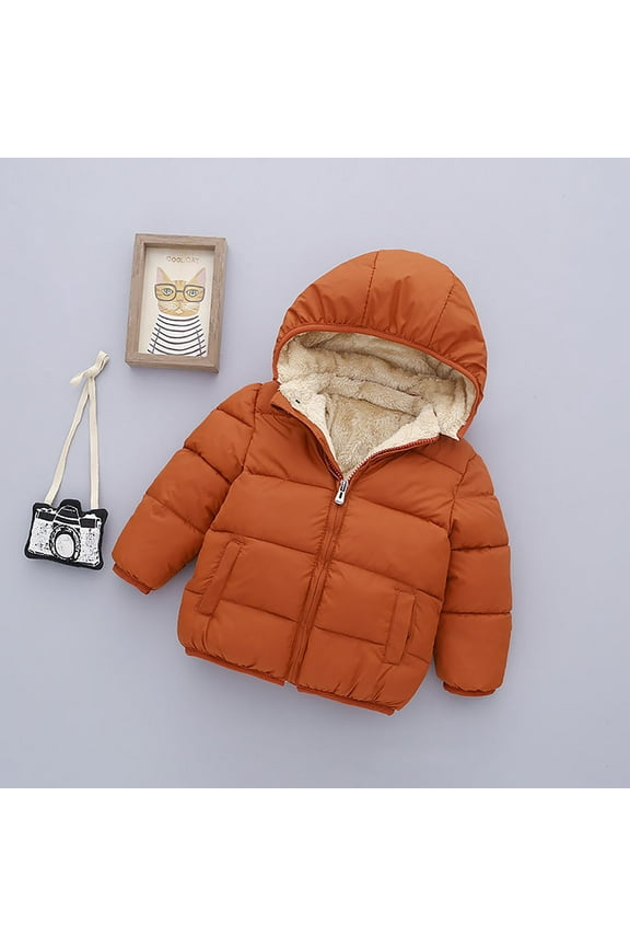 Toddler Winter Coats for Boys Girls Light Weight Water-Resistant with Hooded Down Jacket Boys Winter Coat Size 12-18 Months