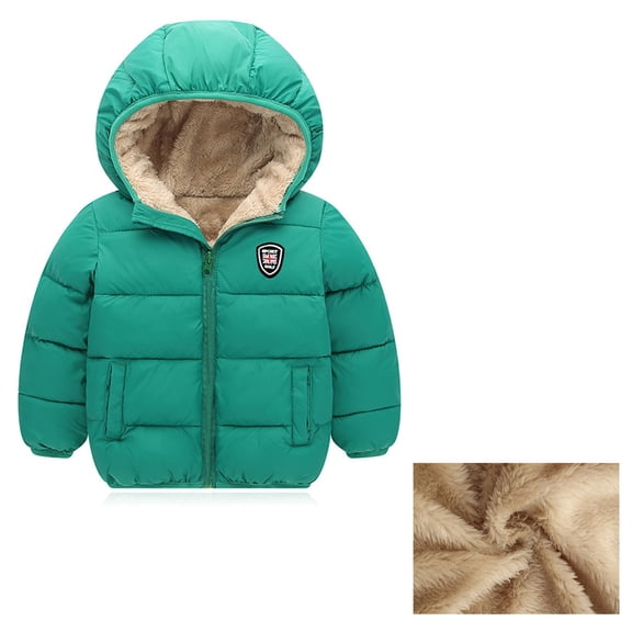 Toddler Winter Coats for Boys Girls Lightweight Water-Resistant with Hood Puffer Jacket Girls' Outerwear Jackets & Coats 12-18 Months