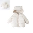 thumbnail image 1 of Toddler Winter Coats for Kids Puffer Jacket Full-Zip Long Sleeve Kids Warm Winter Coat Outerwear Hooded Jackets 18-24 Months Boy Winter Clothes, 1 of 4