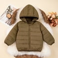 thumbnail image 1 of Toddler Winter Down Coat Hooded Jacket Zipper Up Winter Coats Toddler Jacket 12-18 Months, 1 of 3