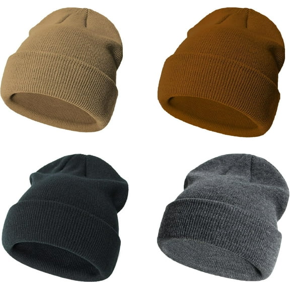 Toddler Winter Hat Baby Beanie Kids Beanies Boys Hats Knit Winter Caps Soft Infant Girls 4 Packs
