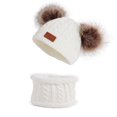 thumbnail image 1 of Toddler Winter Hat Scarf Set For Baby Girl Boy Knitted Warm Lined Skiing Caps Pompom Kids Aka Winter Hat Toddler Stocking Cap Kids Hats Boys Baby Boy Fall Hat Tomato Hat Baby Bear Winter Hat Baby Sis, 1 of 5