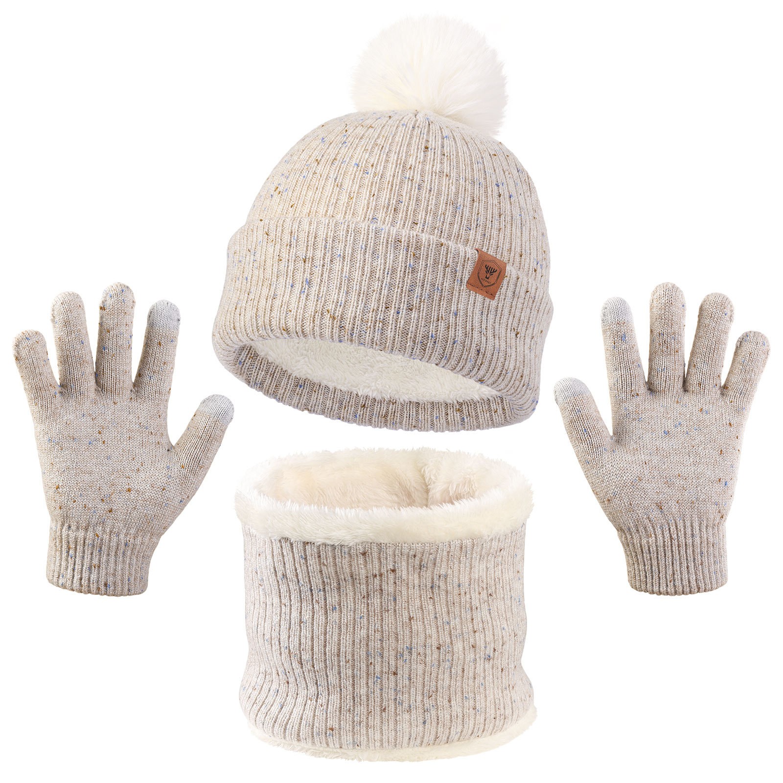 Toddler Winter Hats Gloves Scarfs Mittens Neck Warmer Girls Boys For Kids Size One Size