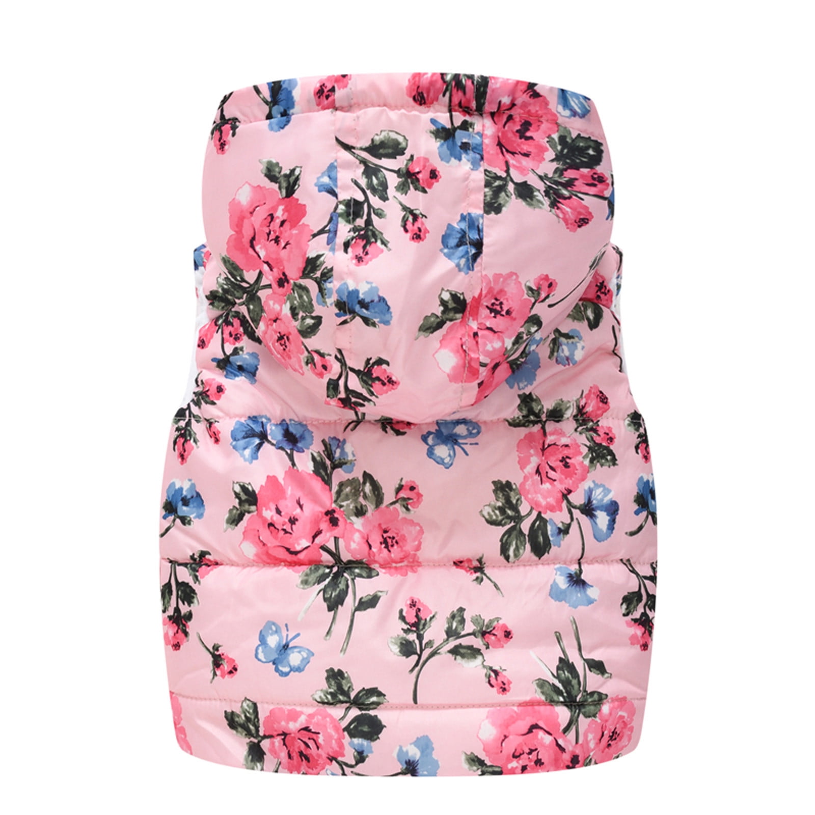 Toddler Winter Hooded Vests Baby Girls Boys Zipper Sleeveless Coat