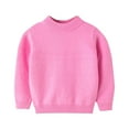 thumbnail image 1 of Toddler Winter Knit Sweater Winter Toddler Youth Teen Boys Girls Pullover Pulsweetheart Knit Sweater Knitwear Baby Pullover Sweater Pinks 120, 1 of 4