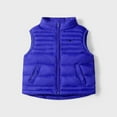 thumbnail image 1 of Puffer Jacket Kids Vest Blue Jackets Sleeveless Jacket Waistcoat Outwear Lightweight Warm Down Coat Winter Clothes for Girls 5-6 Years, 1 of 8