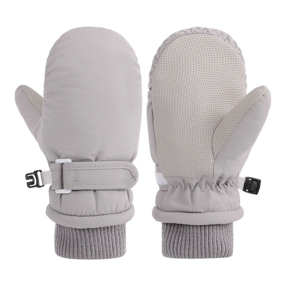 Toddler Winter Ski Gloves, Boys Girls Water-Resistant Warm Mittens with Lined Thickened Insulation for Cold Weather, Snow Play, and Outdoor Activities (Baby & Kids Sizes Available)