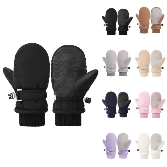 Toddler Winter Ski Mittens, Waterproof Snow Gloves for Boys and Girls, Warm Thinsulate Insulated Baby Mitts for Outdoor Activities