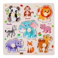 thumbnail image 1 of Toddler Wooden Peg Puzzle Toys for Age 2-4 3-5 Year Old Boys Girls,Educational Learning Sensory Toy,Animals, Traffic,Farm,Ocean, Vegetable,Insect Great Preschool for Girls Boys, 1 of 7