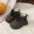 thumbnail image 1 of Toddler Work Boots Winter Waterproof Ankle Lace Up Chunky Boot Fashion Casual Classic Cute Comfortable Lightweight Snow Boots Construction Boots, 1 of 5