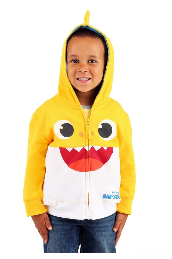 Toddler Yellow Baby Shark Costume Hoodie