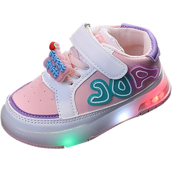 Toddler and Little Kid Sole Sneakers – With hook and loop fastener shoes , Spring and autumn casual shoes