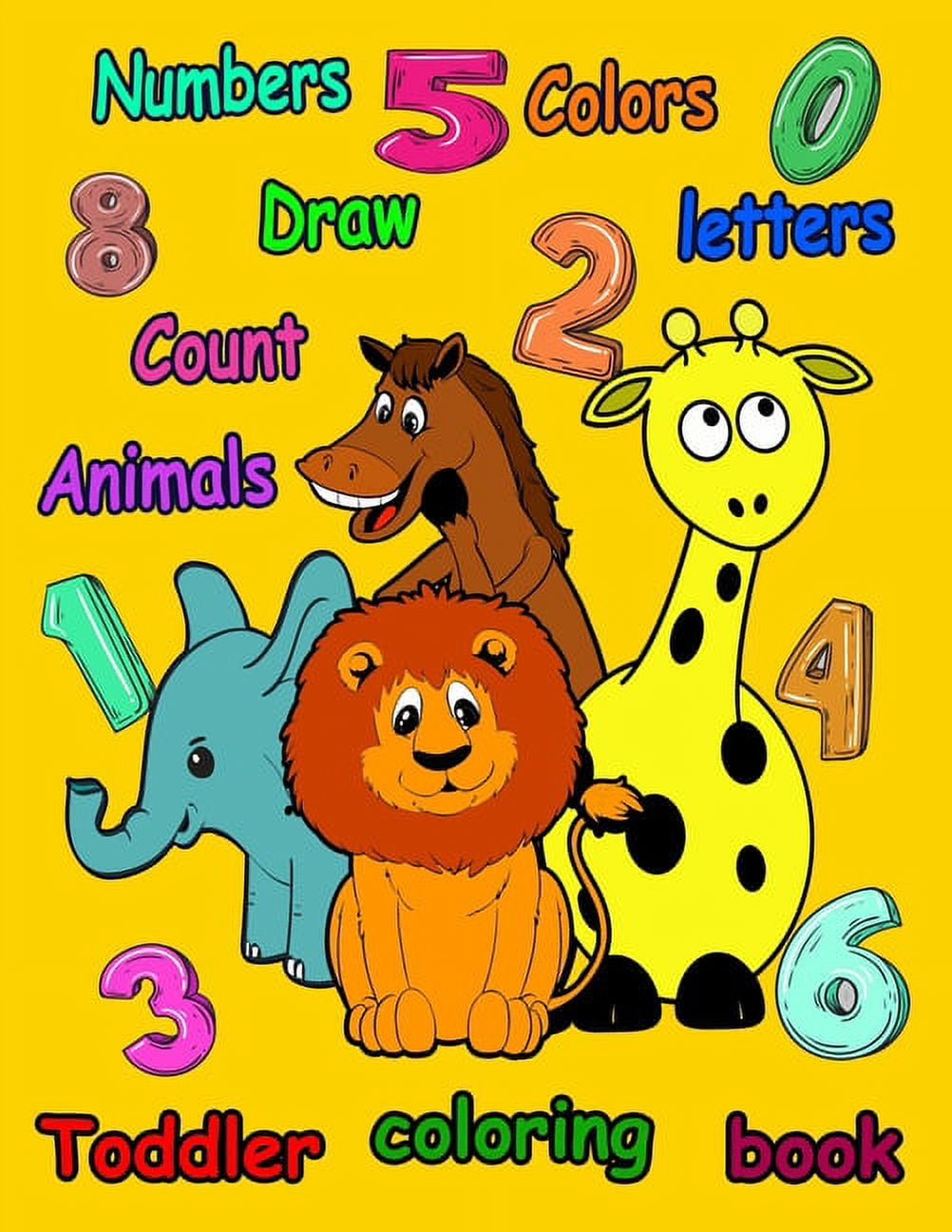 Coloring Book for Toddlers: 112 Fun & Simple Coloring Drawings for Kids from 2 to 5 Year Old [Book]