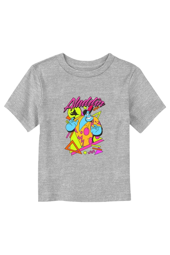 Toddler's Aladdin Retro Genie Graphic Tee Athletic Heather 4T