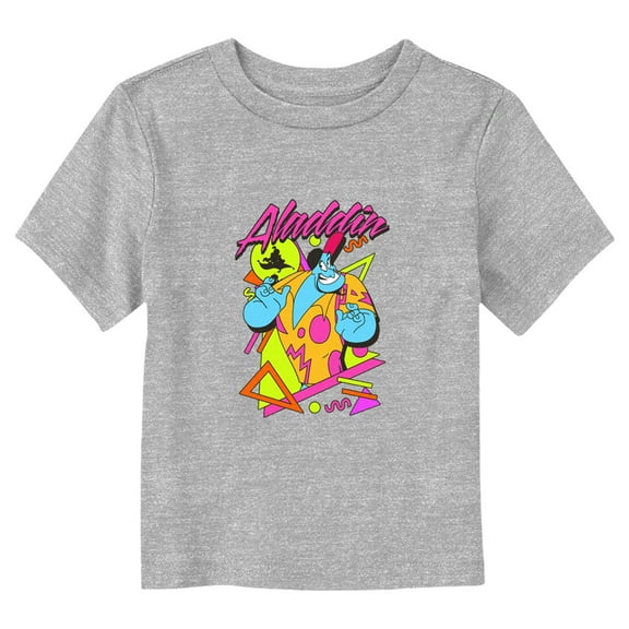 Toddler's Aladdin Retro Genie Graphic Tee Athletic Heather 5T