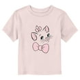 thumbnail image 1 of Toddler's Aristocats Marie Big Face Portrait  Graphic Tee Light Pink 5T, 1 of 3