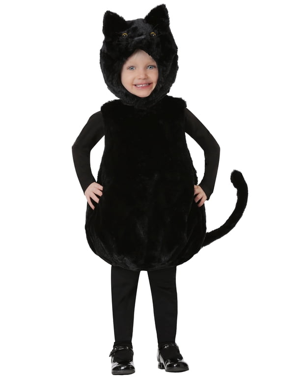 Toddler's Bubble Body Black Kitty Costume