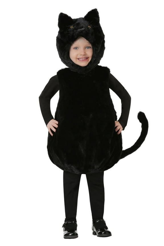 Toddler's Bubble Body Black Kitty Costume