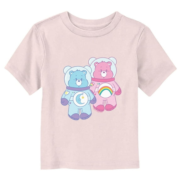Toddler's Care Bears Astronaut Bedtime & Cheer Bear  Graphic Tee Light Pink 4T
