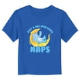 thumbnail image 1 of Toddler's Care Bears Bedtime Bear Girl Who Loves Naps  Graphic Tee Royal Blue 4T, 1 of 3