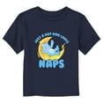 thumbnail image 1 of Toddler's Care Bears Bedtime Bear Loves Naps Graphic Tee Navy Blue 4T, 1 of 3