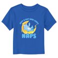 thumbnail image 1 of Toddler's Care Bears Bedtime Bear Loves Naps Graphic Tee Royal Blue 4T, 1 of 3