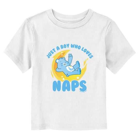 Toddler's Care Bears Bedtime Bear Loves Naps Graphic Tee White 3T