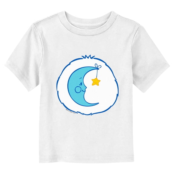 Toddler's Care Bears Bedtime Bear Smiling Moon Costume Graphic Tee White 2T